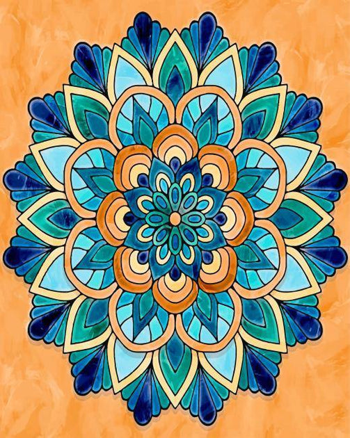 MANDALA COLOR BY NUMBERS 