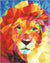 Lion paint by numbers kits - Custom paint by number