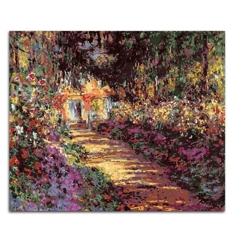 paint by numbers kit Claude Monet Garden