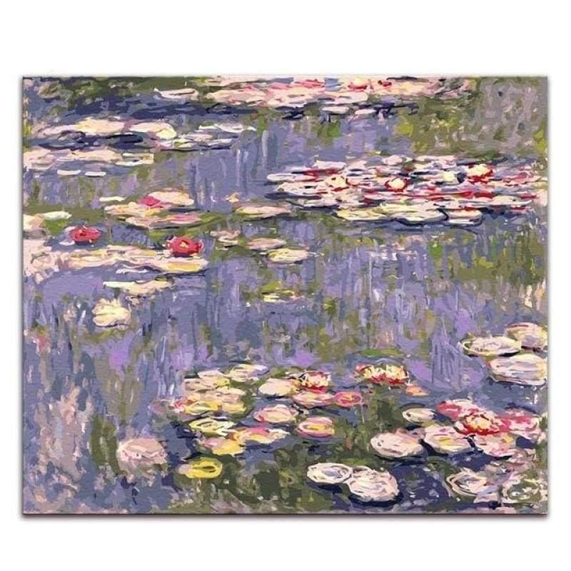 paint by numbers kit Claude Monet Water Liliy Pond