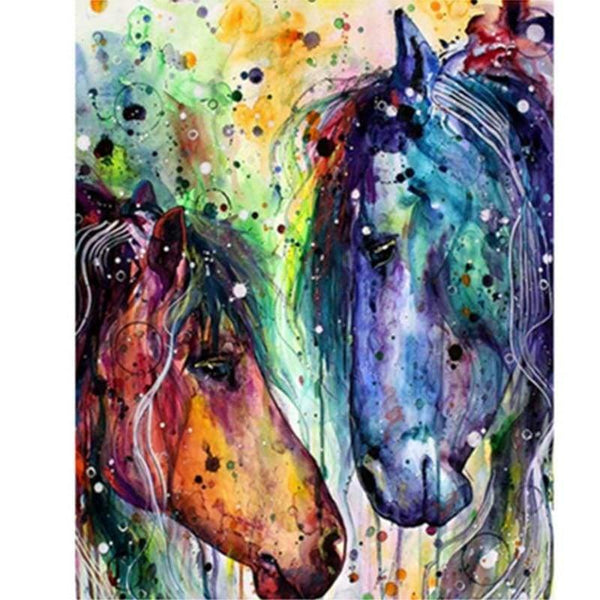 paint by numbers kit Wild Horses