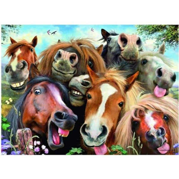 paint by numbers kit Wild Horses