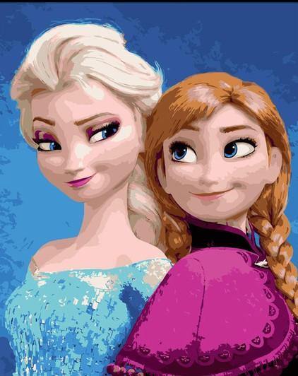 paint by numbers kit Disney frozen