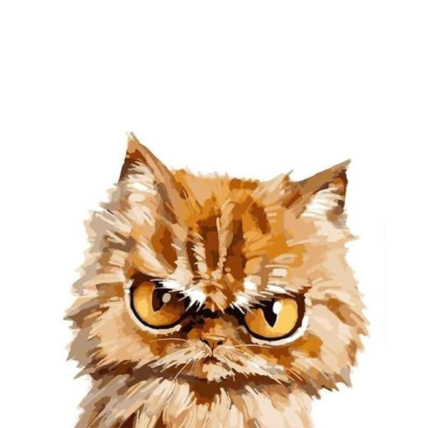 Easy How to Draw Grumpy Cat Tutorial, Grumpy Cat Coloring Page