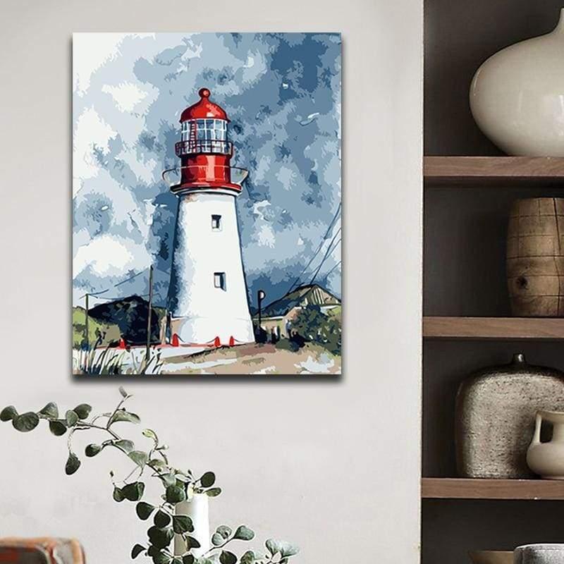 Get Lighthouse Paint by Numbers Kit | Paint by Numbers